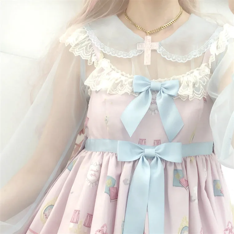 [2020 New] Yuki Hime Single Collar Pastel Babydoll Inner Blouse