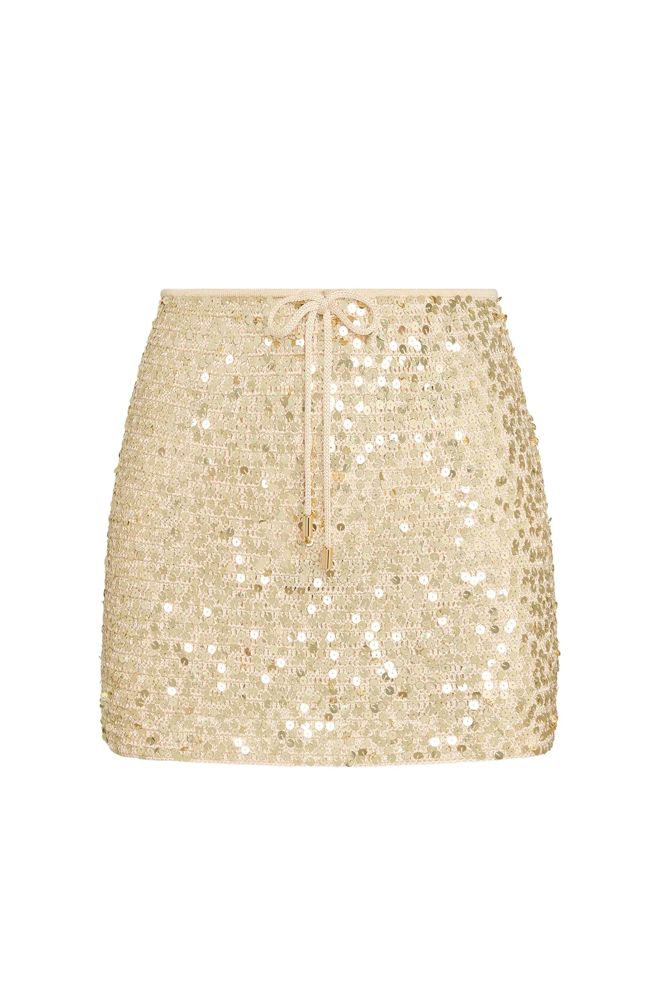 Cartagena Skirt - Champagne Sequin