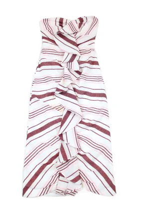 C/MEO COLLECTIVE - Strapless Stripe Midi Dress