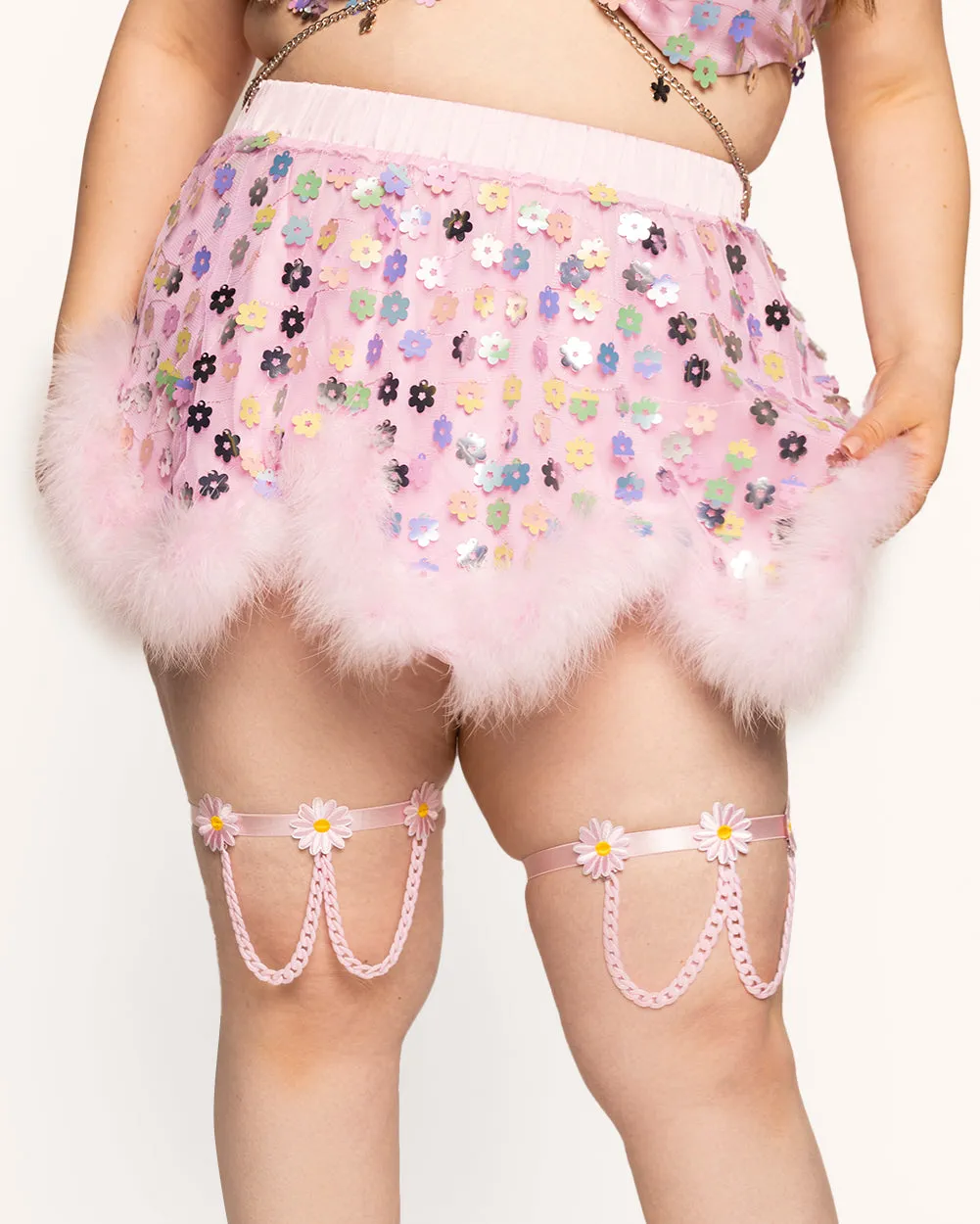 Daisy Disco Marabou Skirt