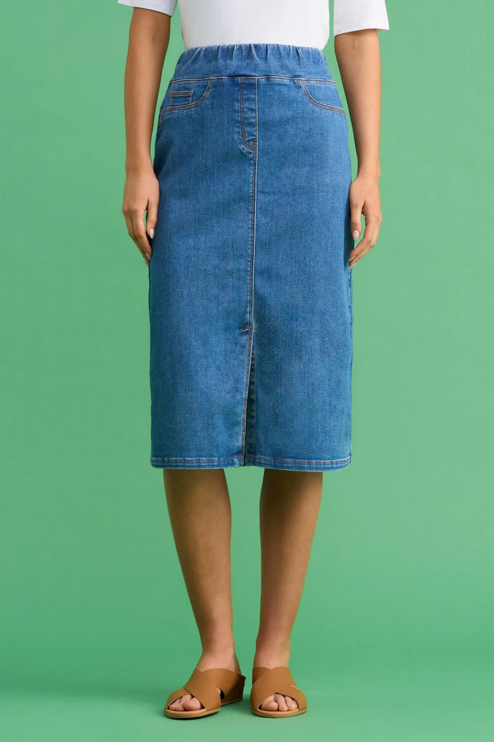 Denim Skirt - Light Denim