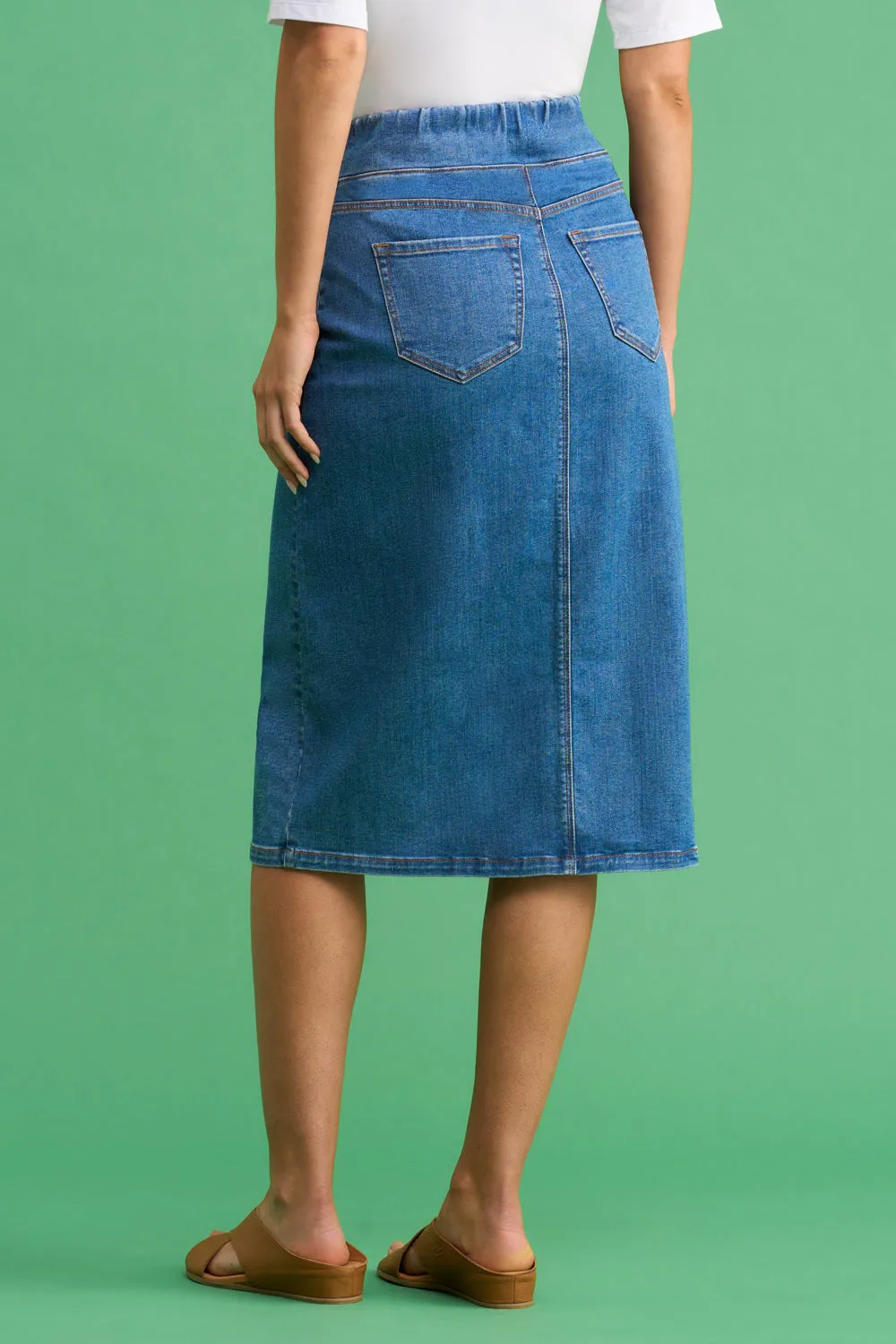 Denim Skirt - Light Denim