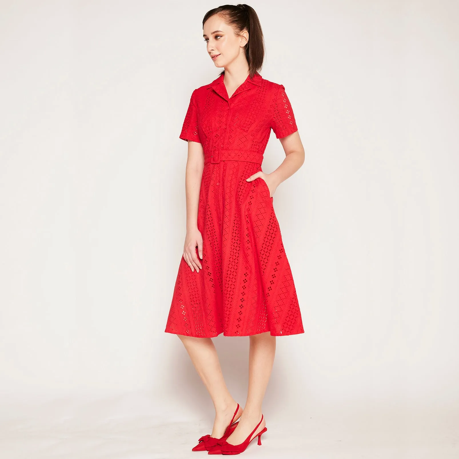 Eyelet Dress