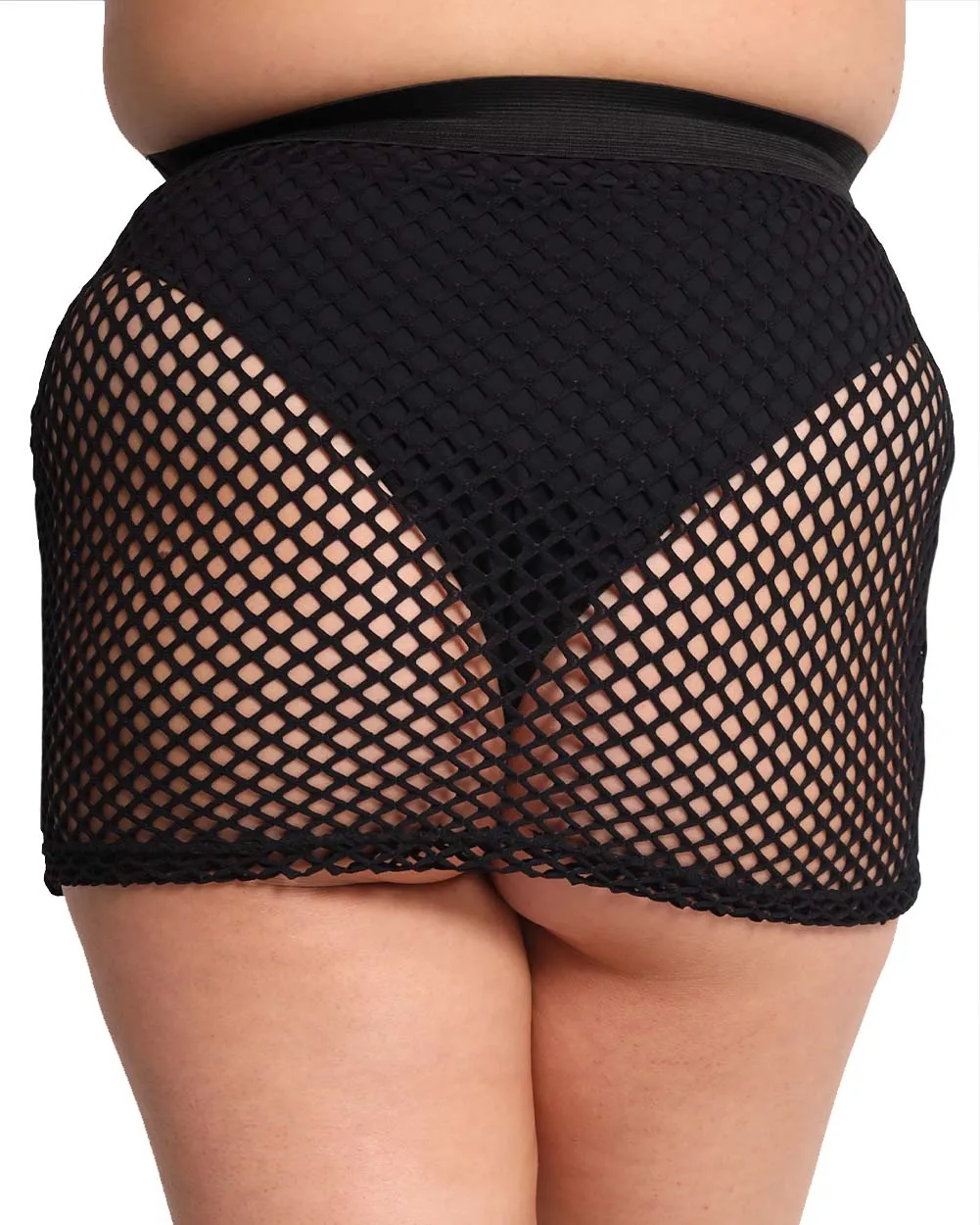 Fishnet Mini Skirt