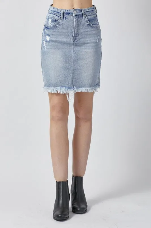 Folsom Denim Mini Skirt