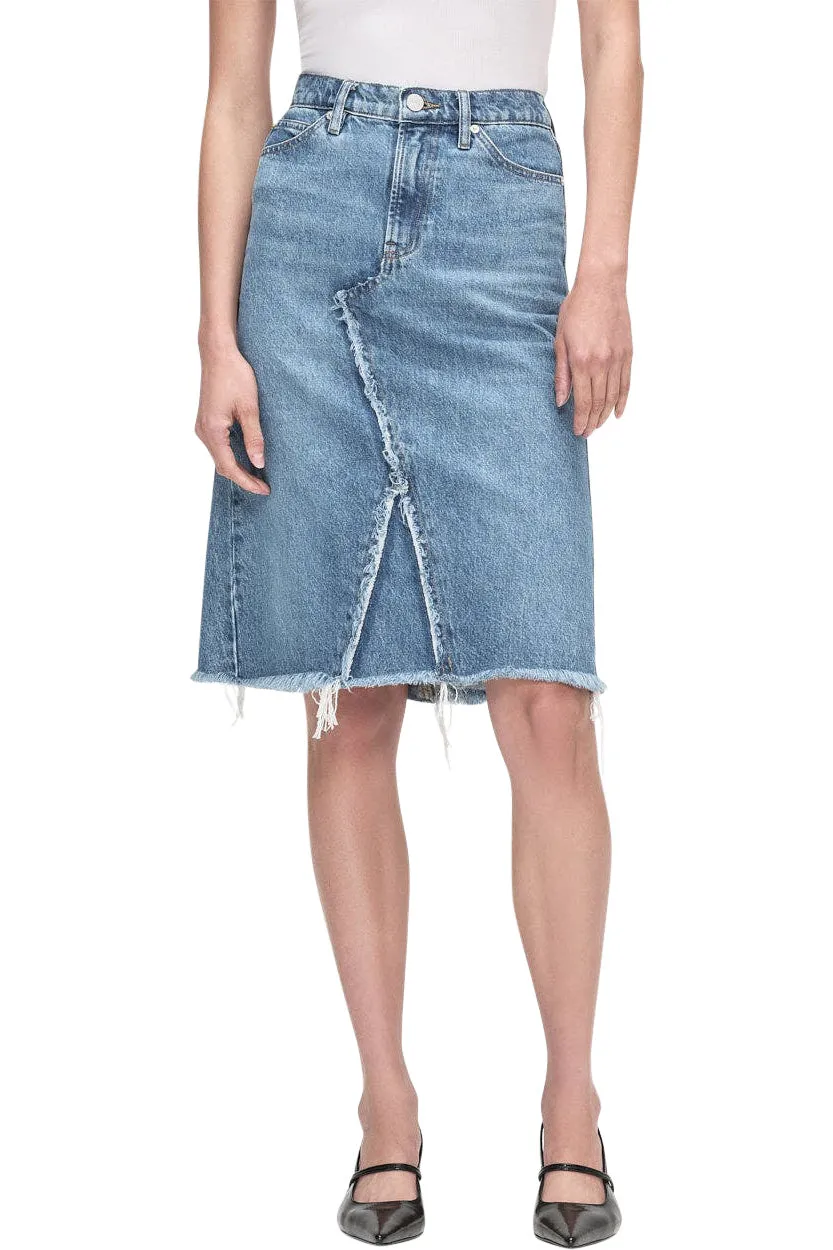 Frame Denim Deconstructed Skirt in Mabel