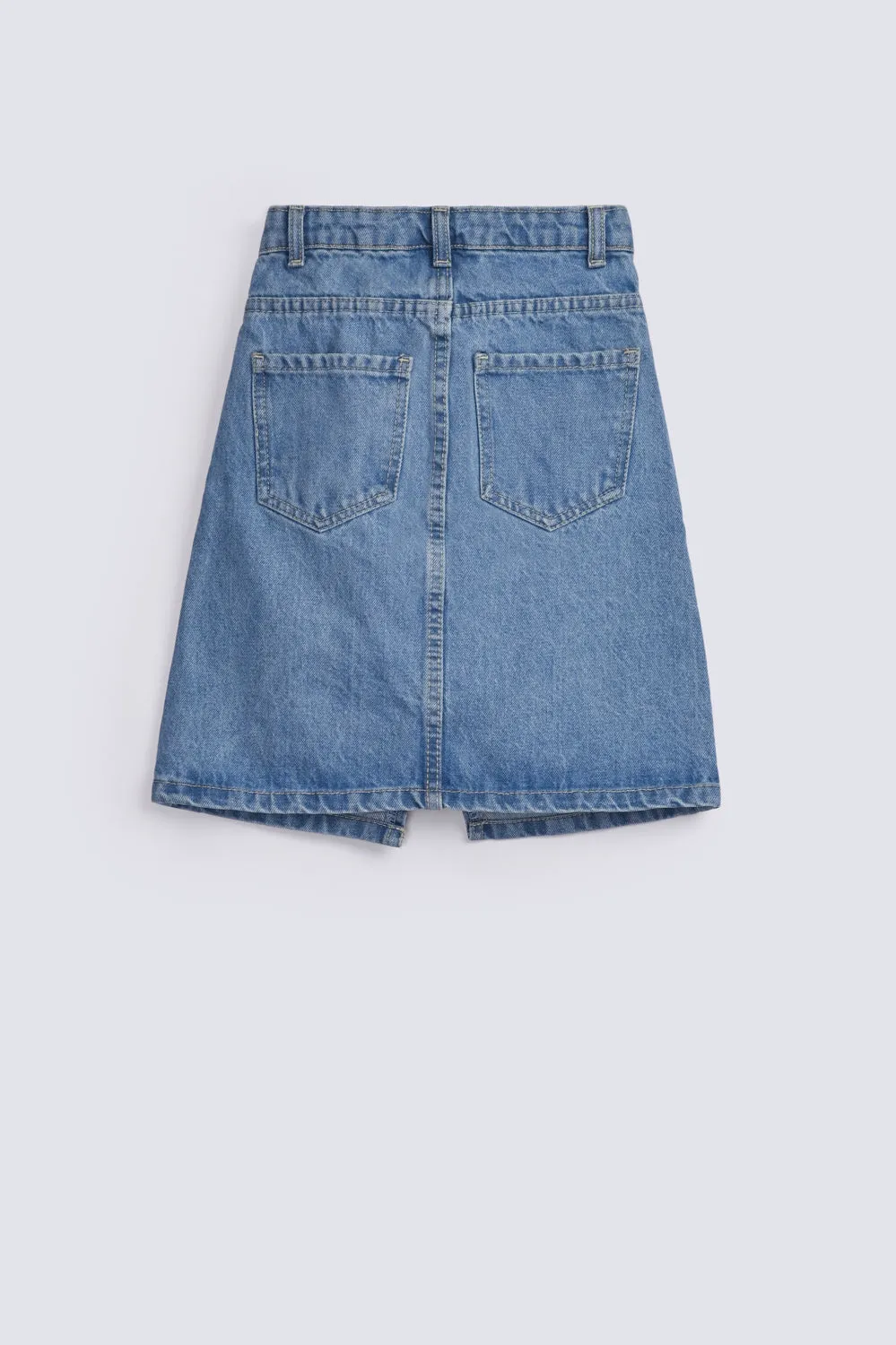 GIRLS POWER PUFF DENIM SKIRT