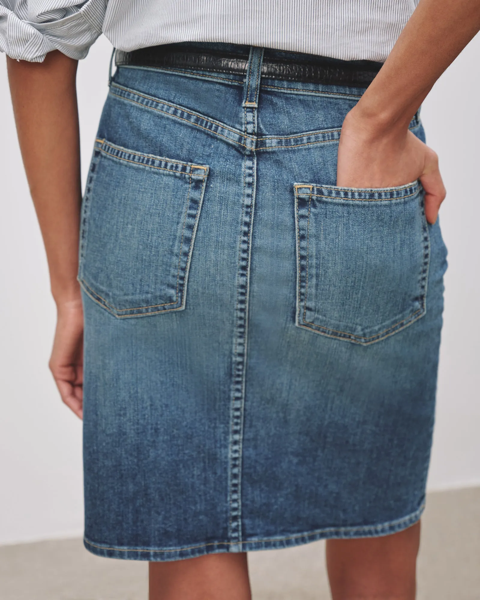 MICAH DENIM SKIRT