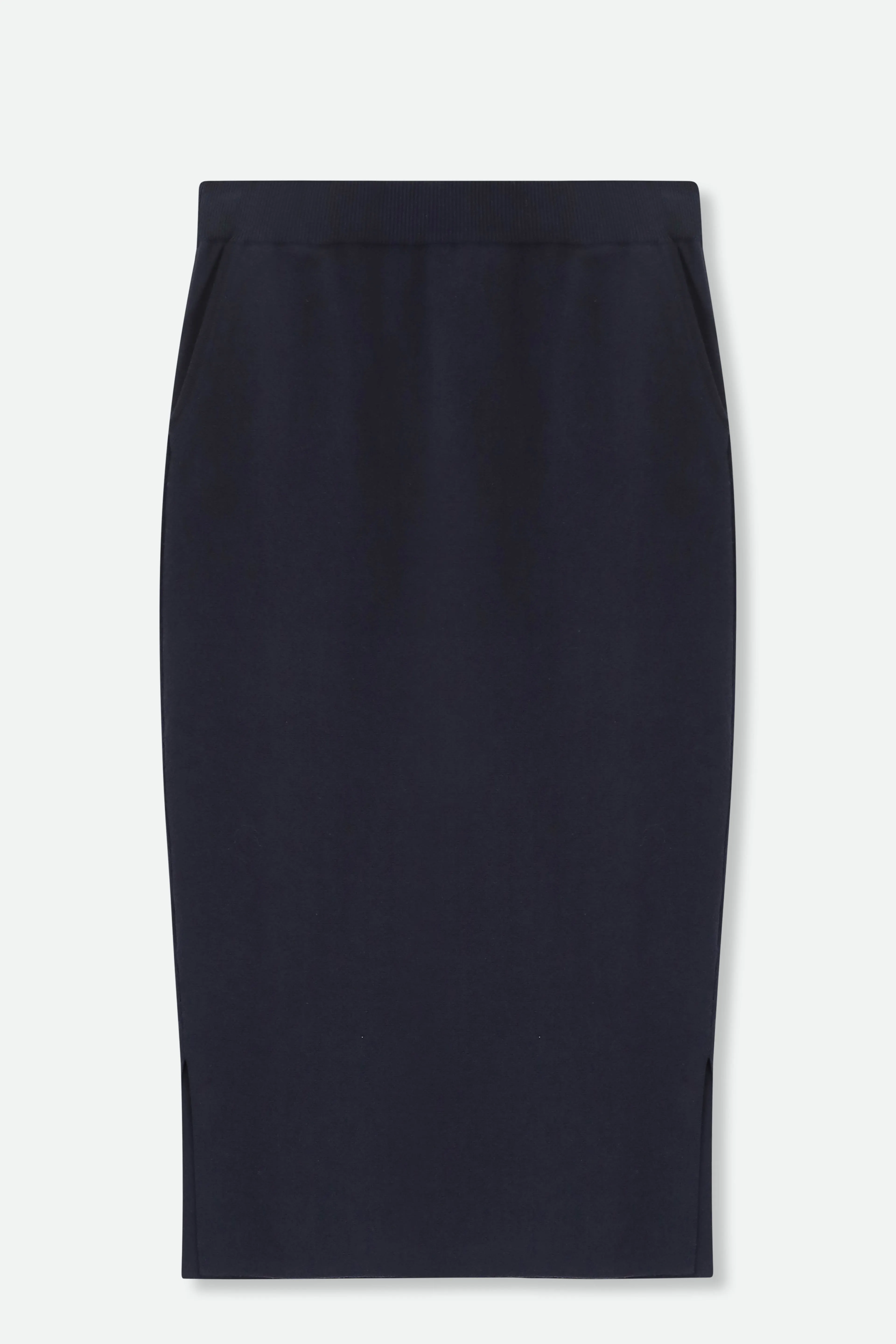 SICILY PENCIL SKIRT IN KNIT PIMA COTTON STRETCH