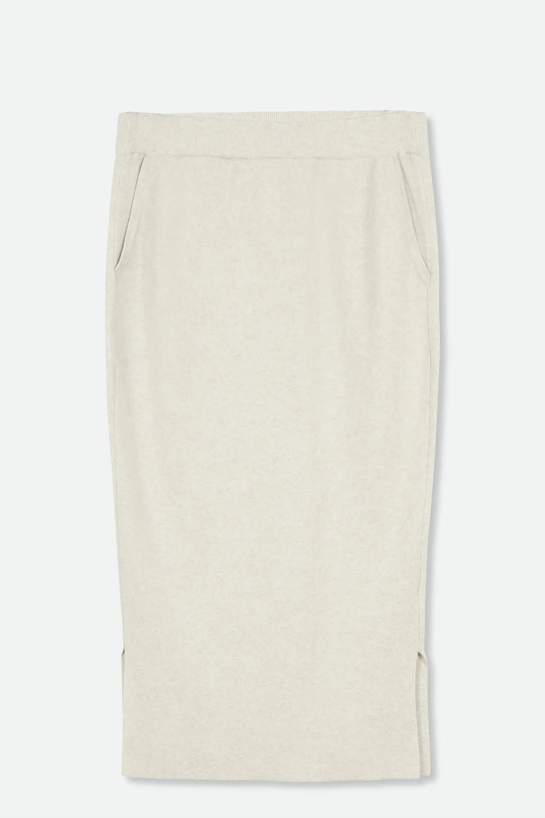 SICILY PENCIL SKIRT IN KNIT PIMA COTTON STRETCH