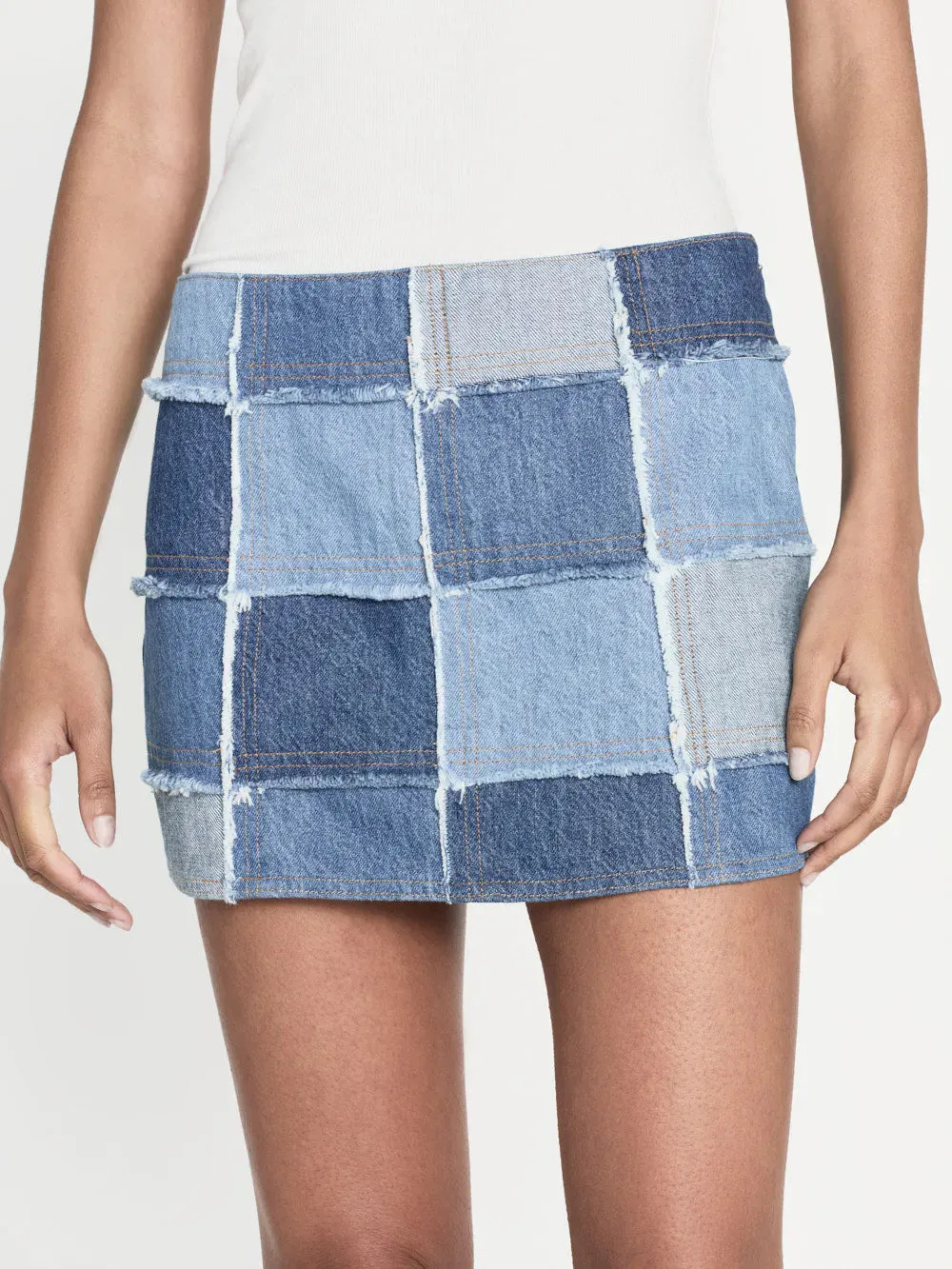 The 70s Patchwork Mini Skirt