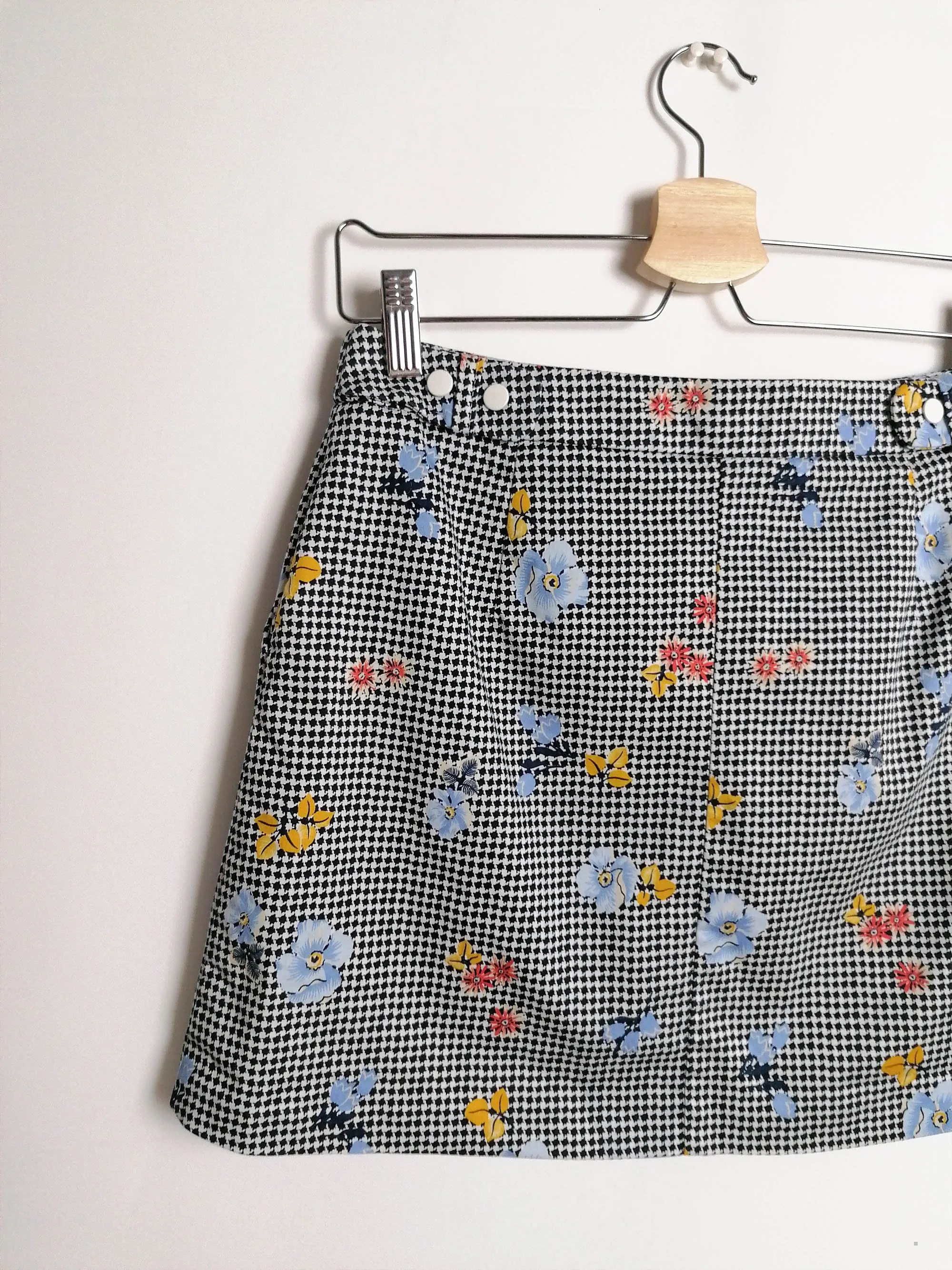 Y2K ESPRIT Mini Skirt Gingham - size M-L