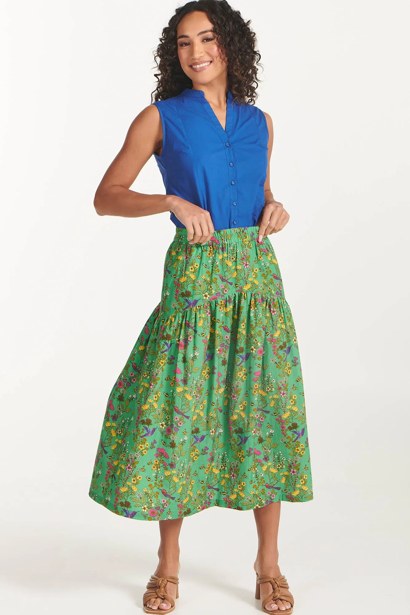 Yorke Skirt Mint Hummingbird