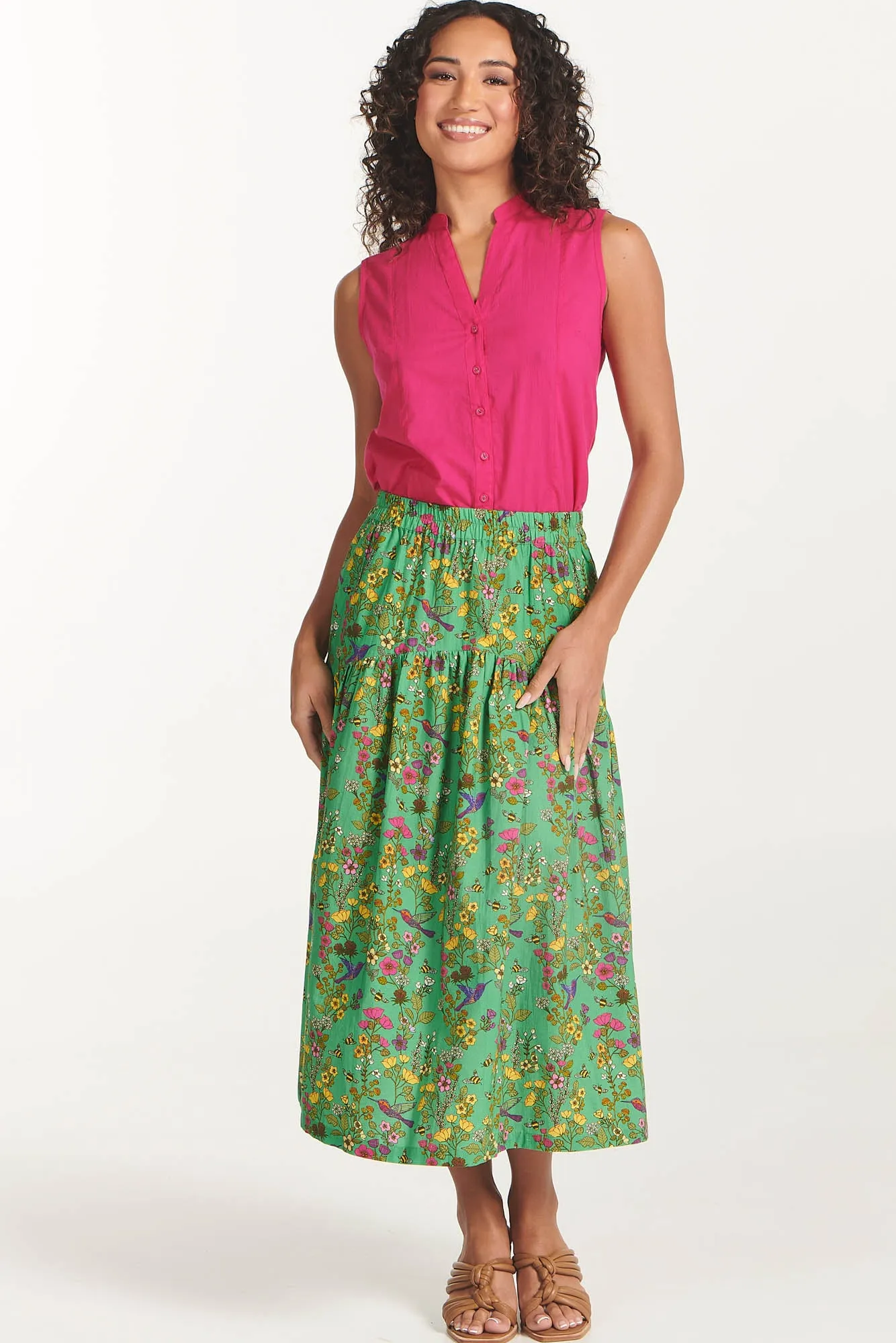 Yorke Skirt Mint Hummingbird